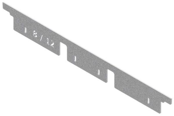 Produktbild UBK 400 008  -  Unterflur-Bodenkanal UBK 400 Endstück-Kante für 8 und 12mm Vertiefung